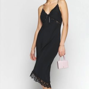 Reformation Milania silk dress